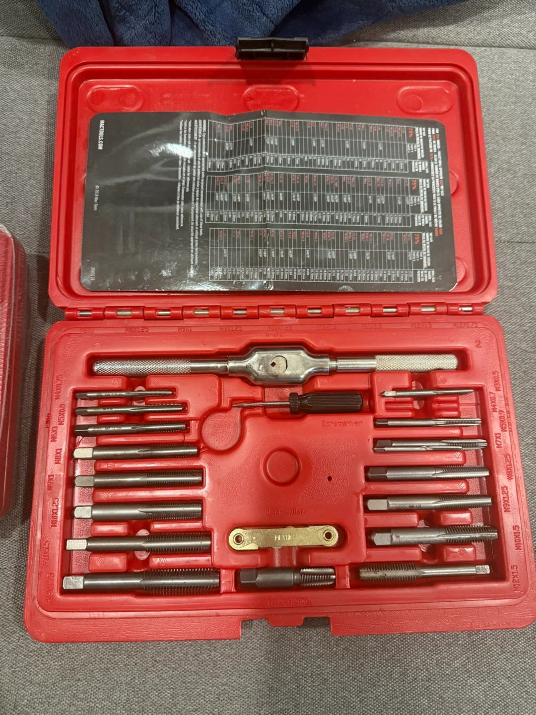 MAC Tools Brand New Metric and Standard 41 PCS Tap and Die Sets - photo 2
