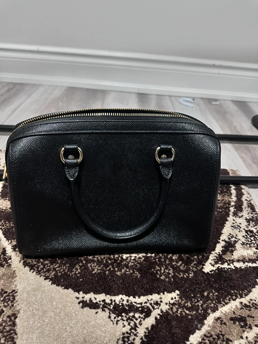 Coach Black Leather Satchel - photo 4
