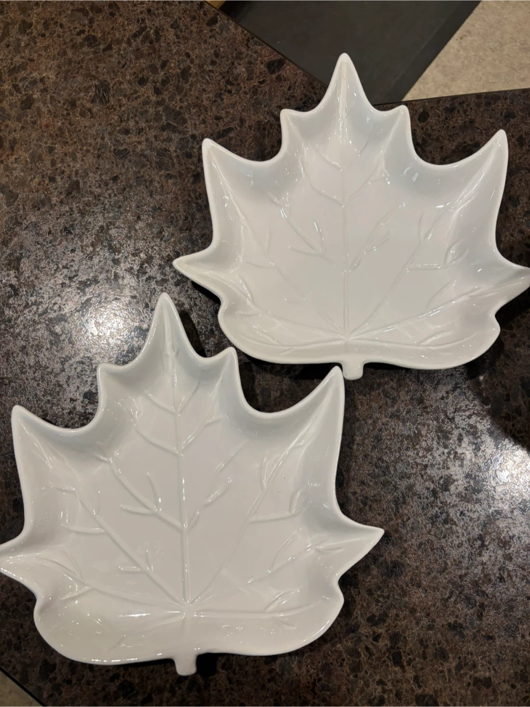 Maple Leaf Serving Dishes