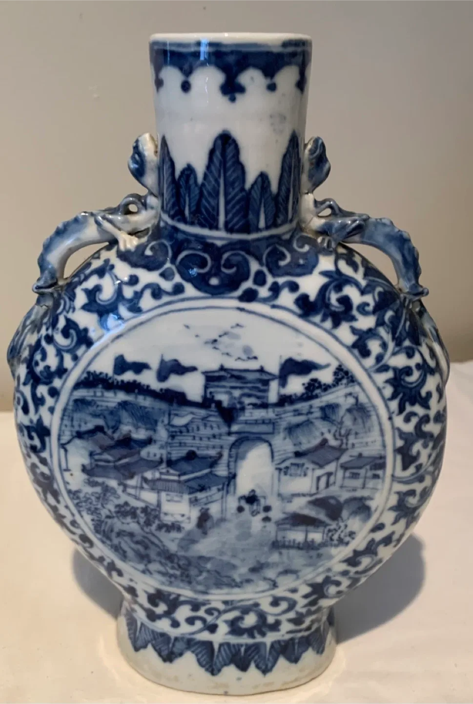 Blue & White Chinese Porcelain Vase