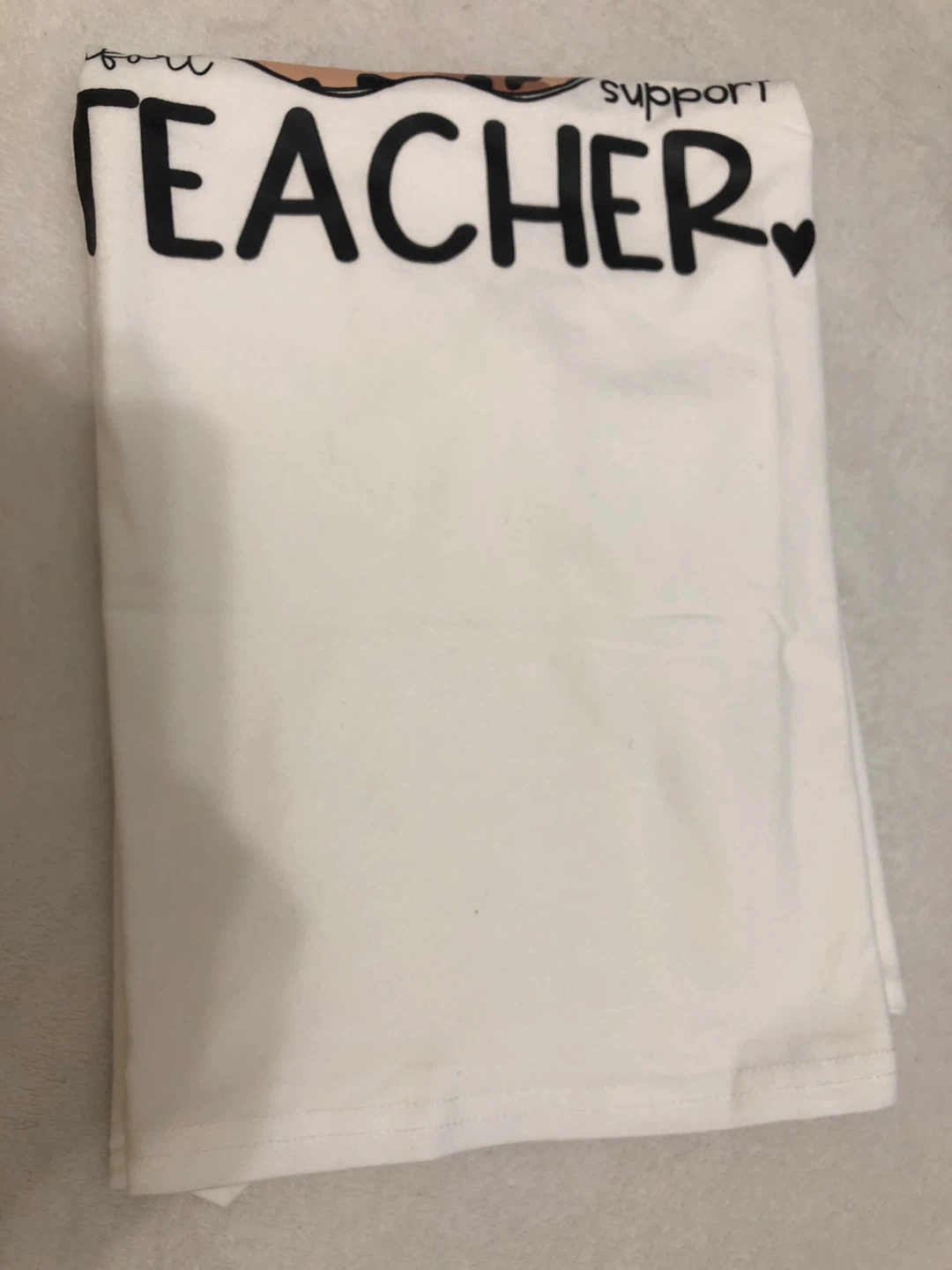 NEW-White Teacher Graphic T-Shirt, Size Small - photo 4