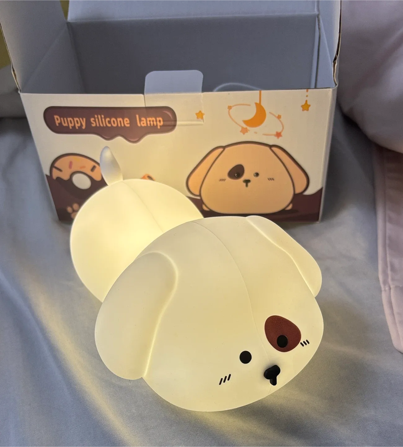 New in packaging Cute Puppy Silicone Lamp