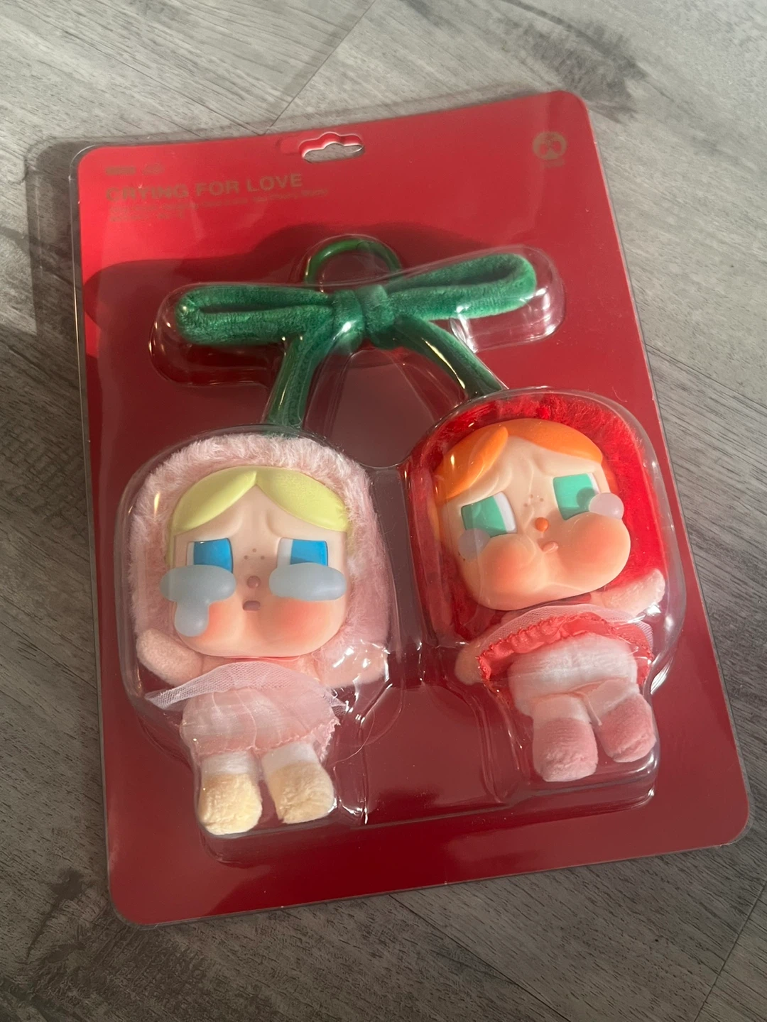 CRYING FOR LOVE Cherry Keychain - New in Box!