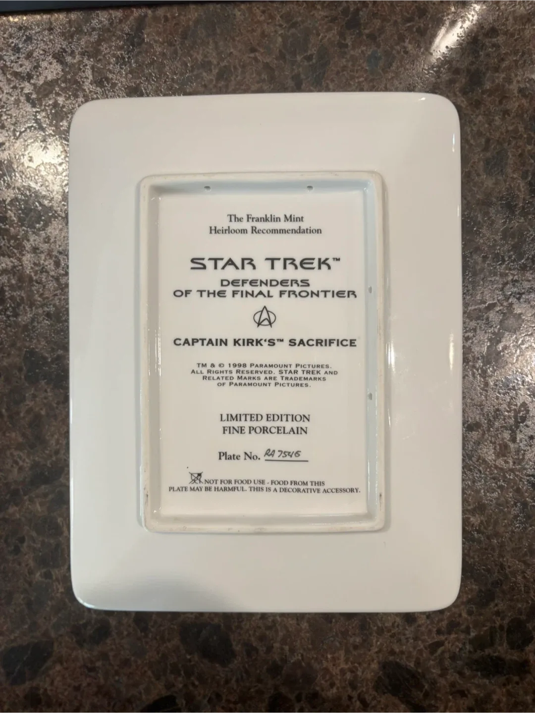 The Franklin Mint Star Trek Plates image indicator(3)