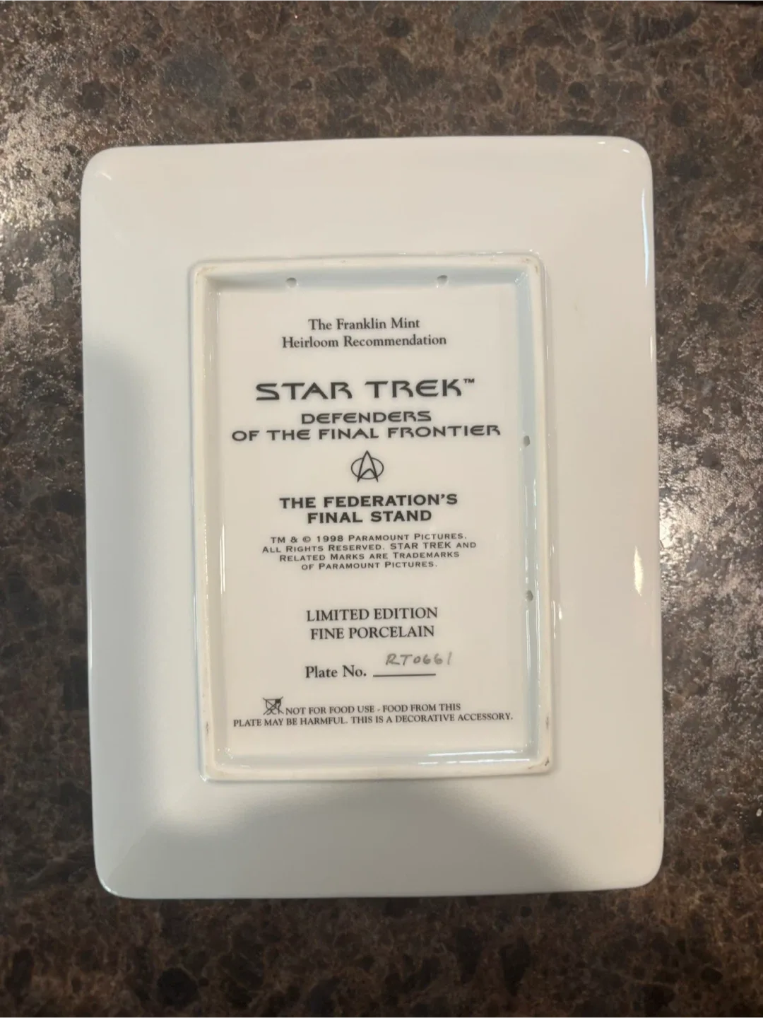 The Franklin Mint Star Trek Plates image indicator(7)