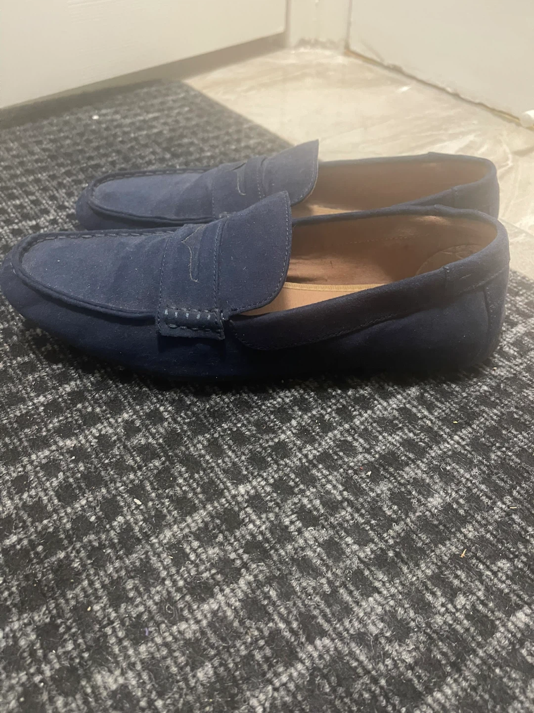 H&M Blue Suede Loafers - Size 42 - photo 2