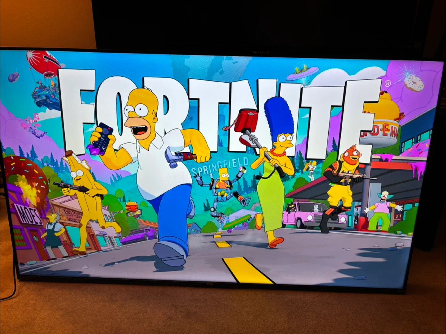 50 inch TCL TV image indicator(5)