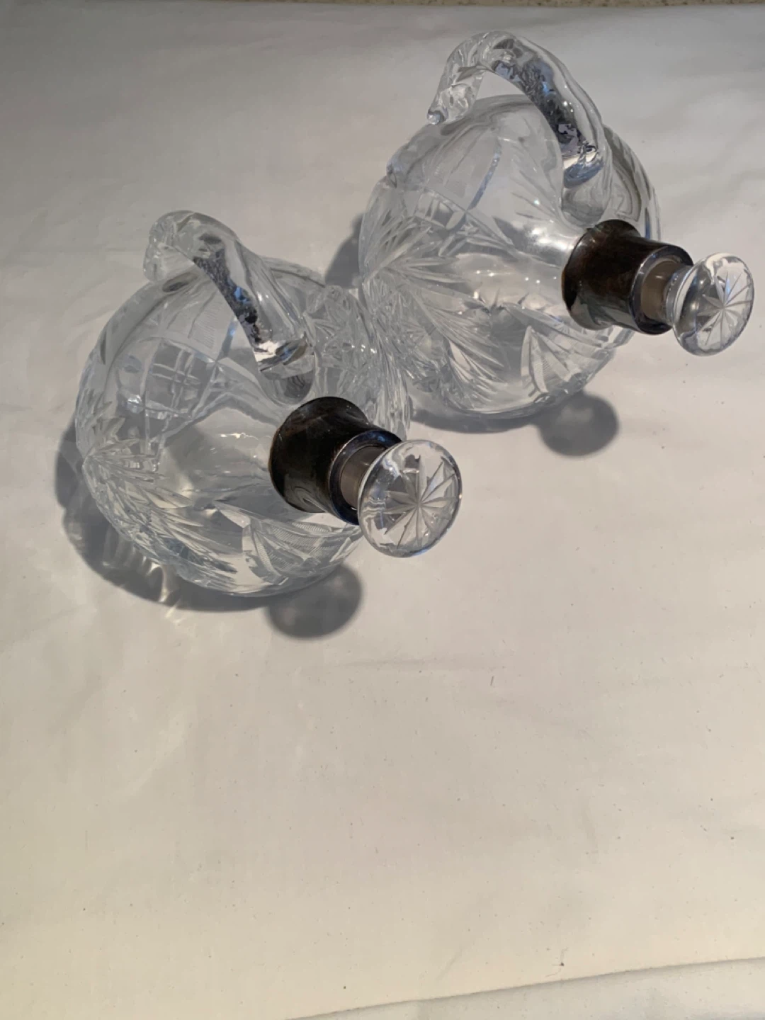 Vintage Crystal Swan Decanters - photo 2