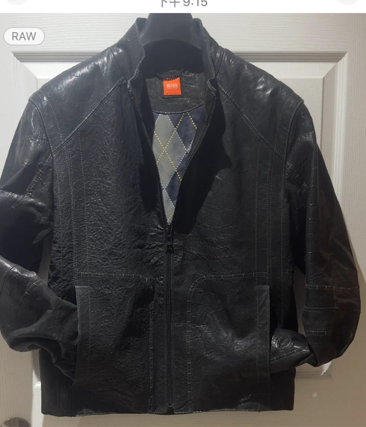 Hugo Boss Black Leather Jacket