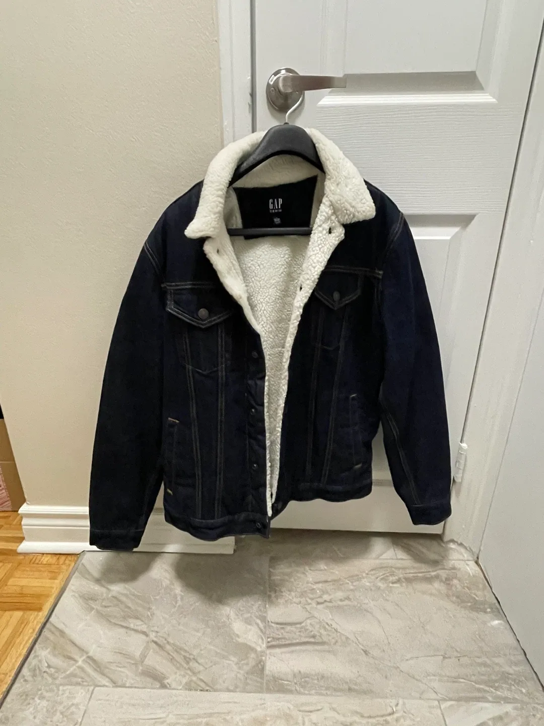 GAP Denim Sherpa Jacket