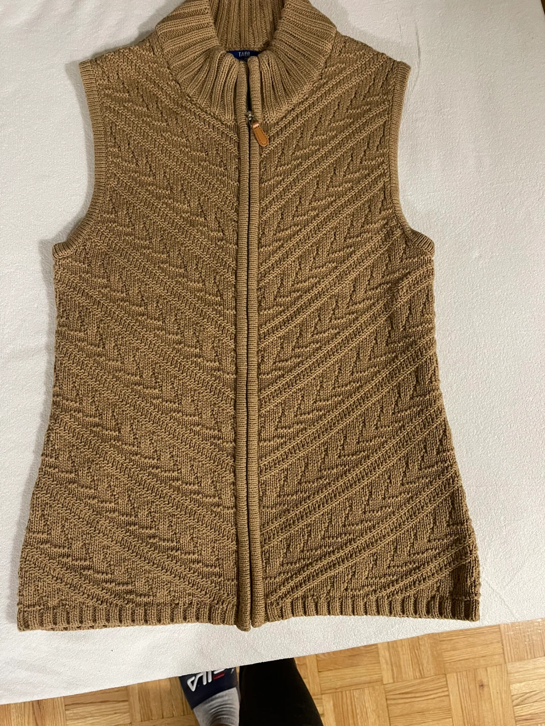 TABI Simply Classic Knit Vest - XS - photo 2