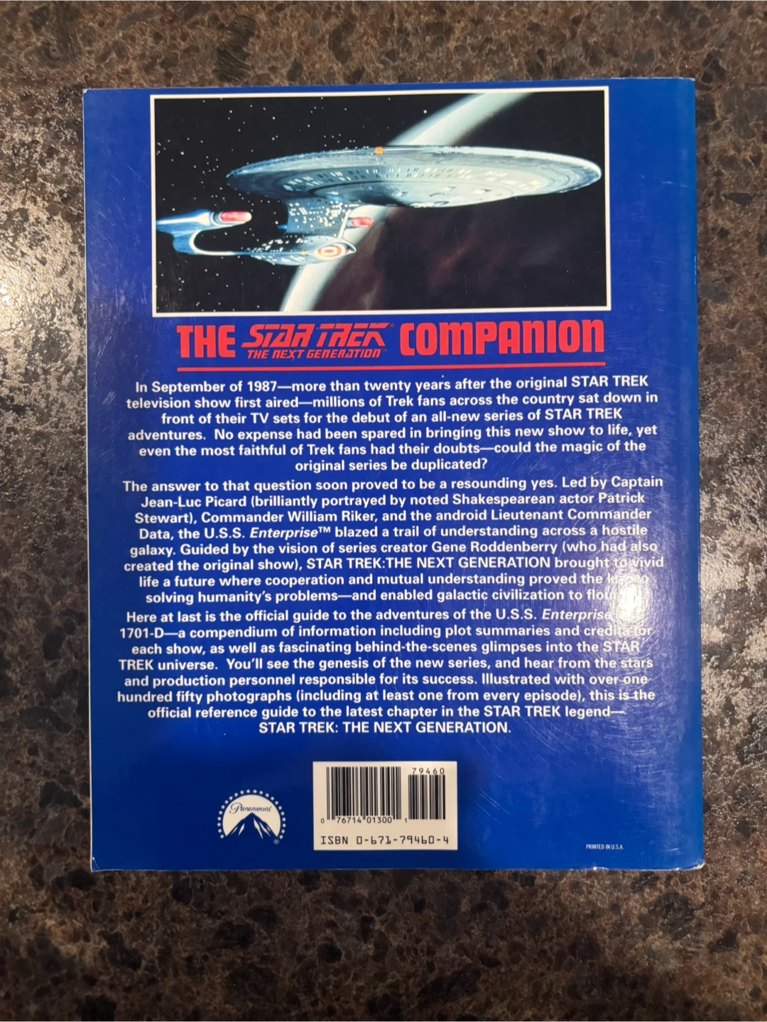Star Trek: The Next Generation Companion by Larry Nemecek - photo 2