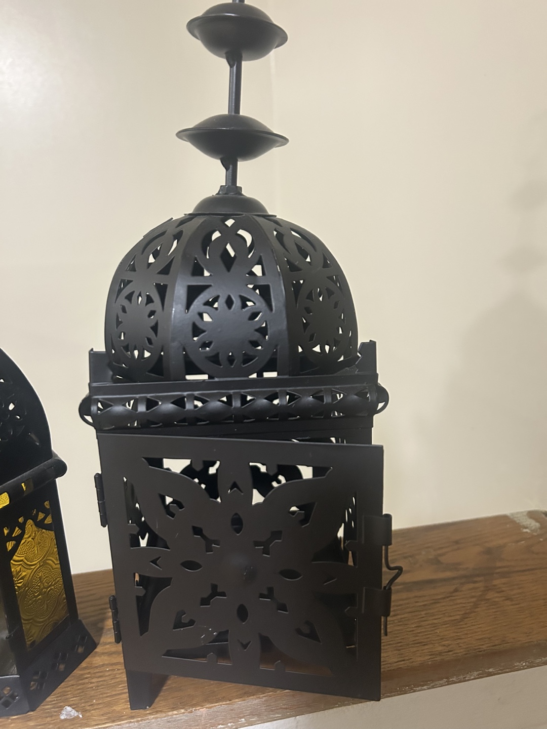 Black Metal Decorative Lantern