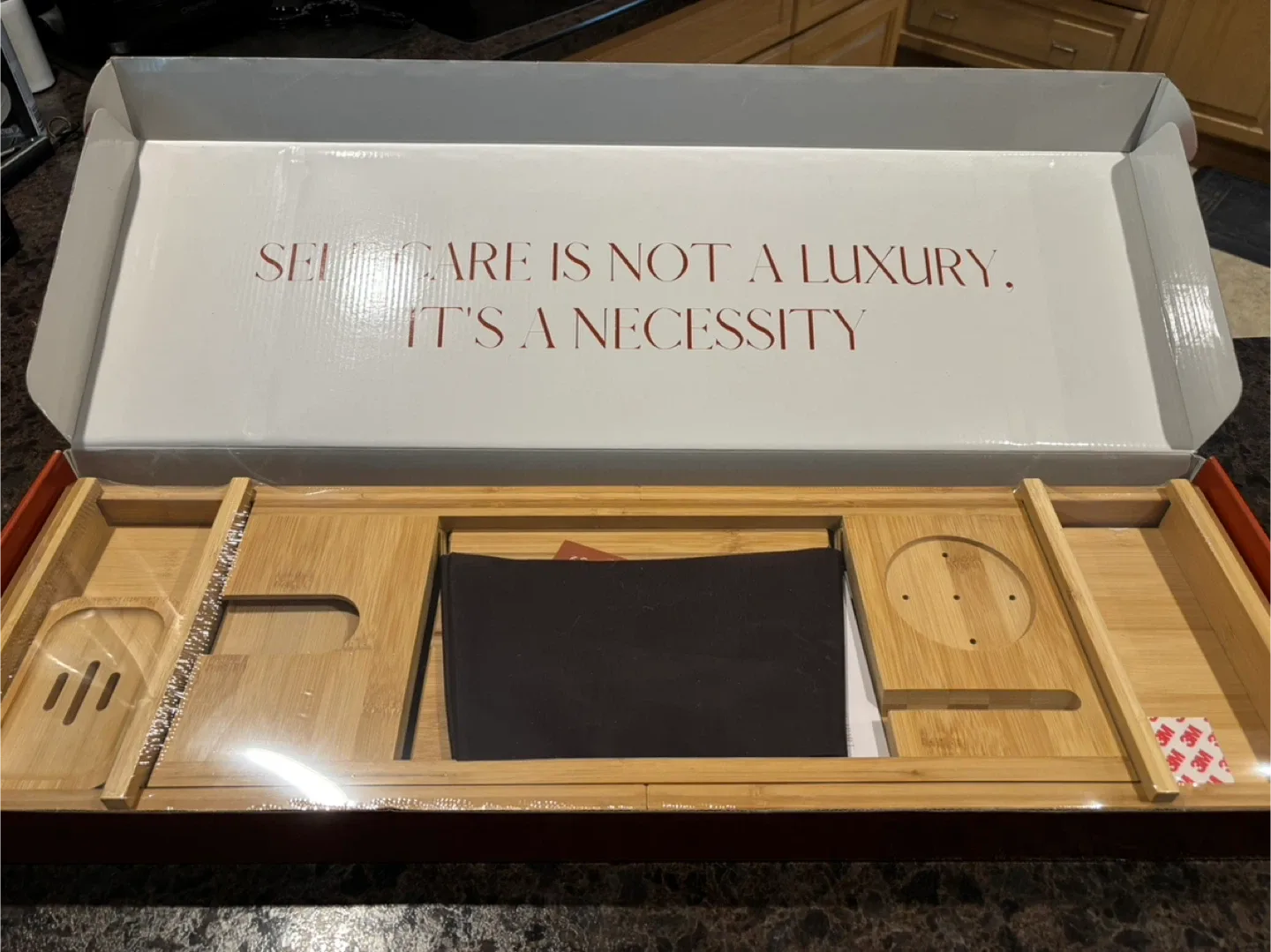 ZSAZSA Luxury Self Care At Home Bathtub Tray image indicator(2)