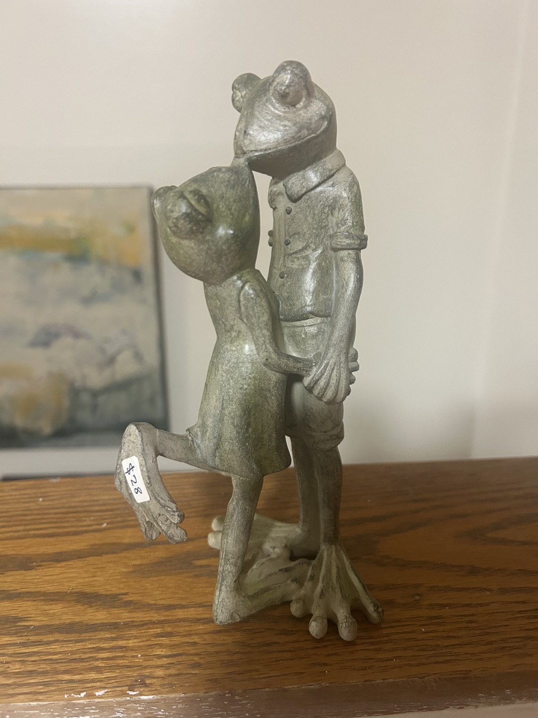 Frog Statue Figurine Sculpture