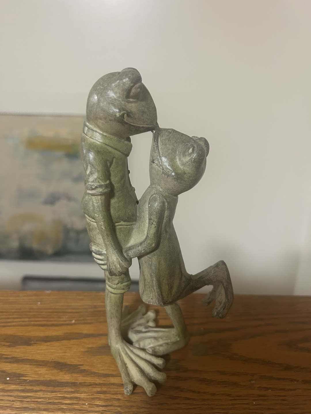 Frog Statue Figurine Sculpture - photo 2