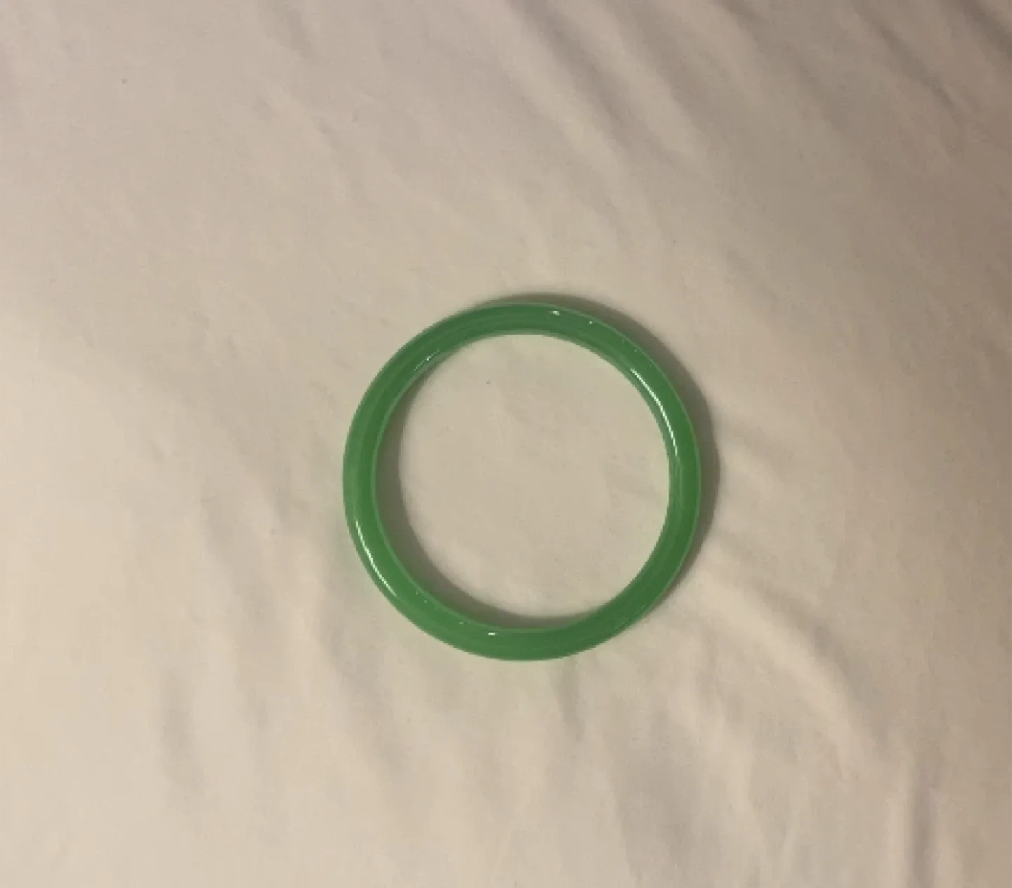 Green Bangle Bracelet