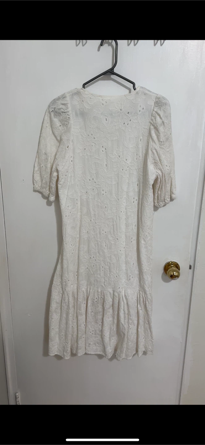 White Eyelet Dress - photo 2