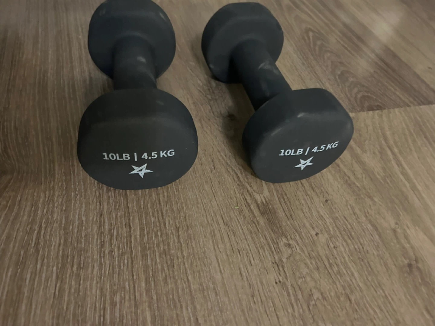 Pair of 10lb (4.5 kg) Dumbbells - photo 2