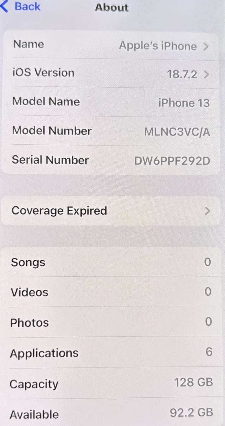 Apple iPhone 13 - Midnight 128GB - Like New! image indicator(3)