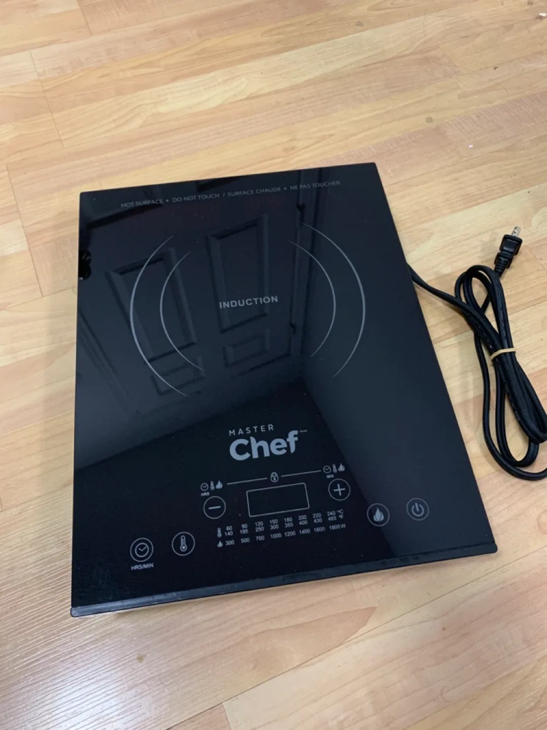 MASTER Chef Portable Induction Cooktop 1800W