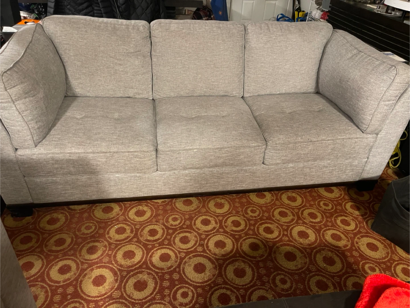 Grey Sofa and Loveseat Set