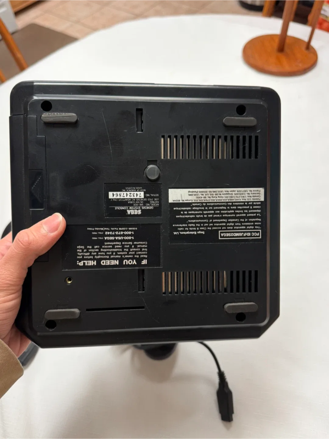Sega Genesis Console with Sonic 2 Game image indicator(3)
