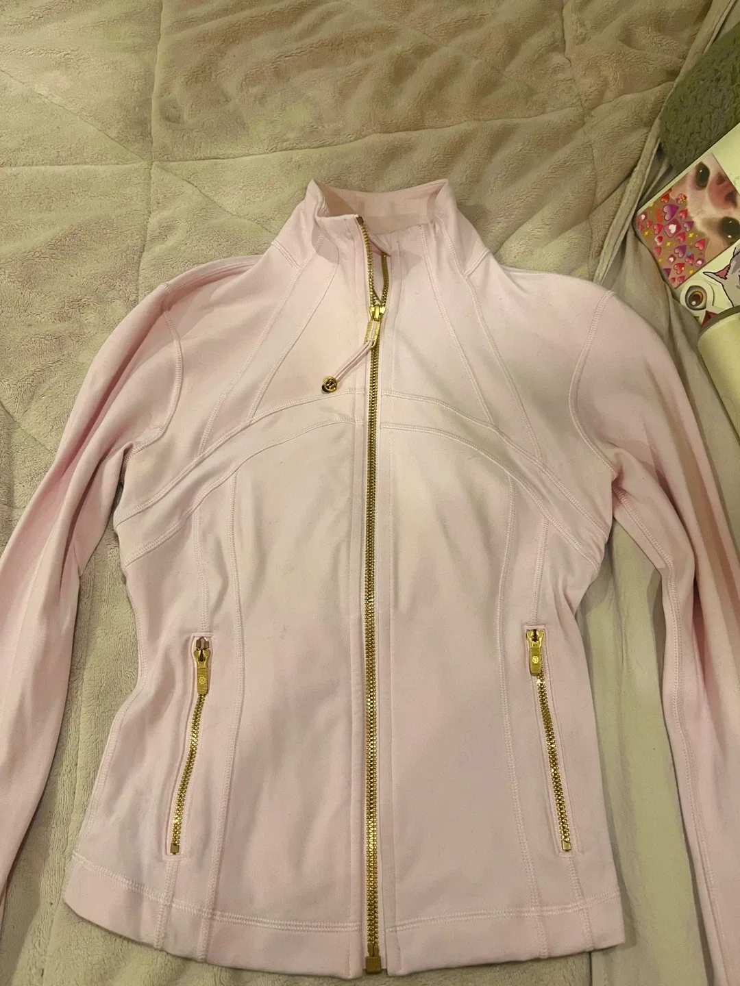 Pink Lululemon Define Jacket - Size 2