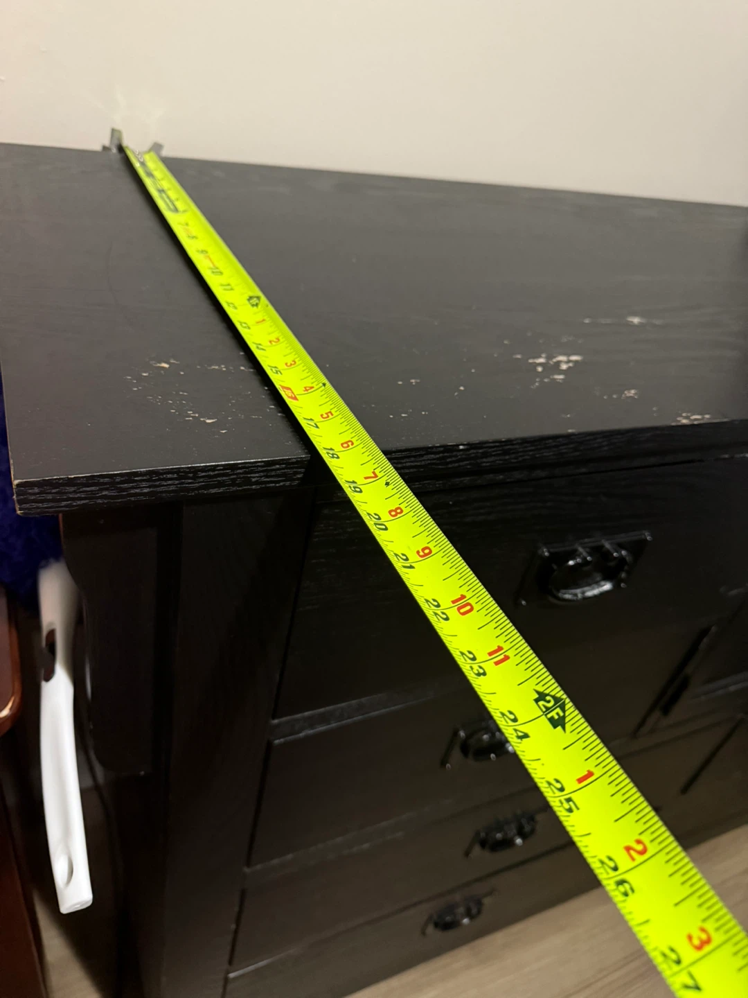 Black Wood Dresser - photo 4