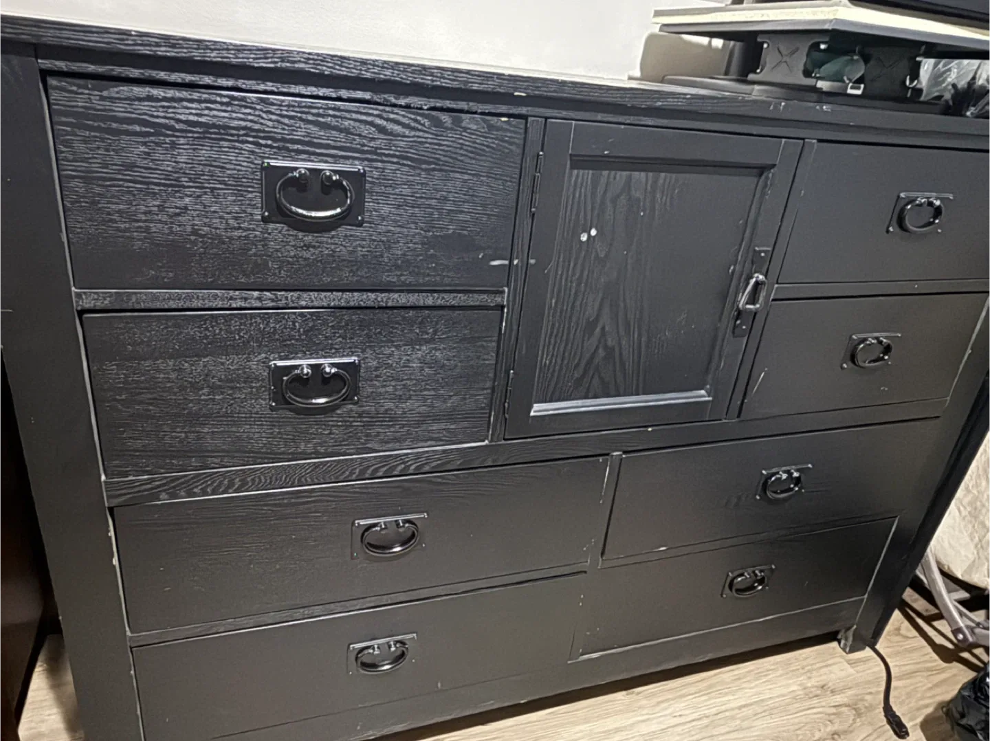 Black Wood Dresser