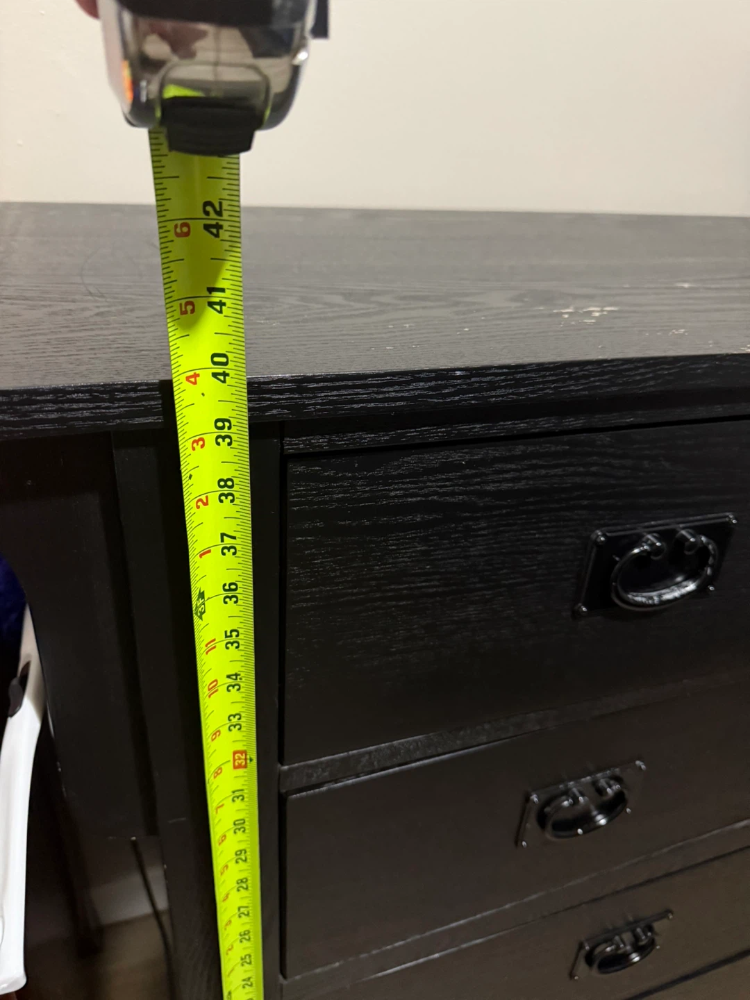 Black Wood Dresser - photo 3