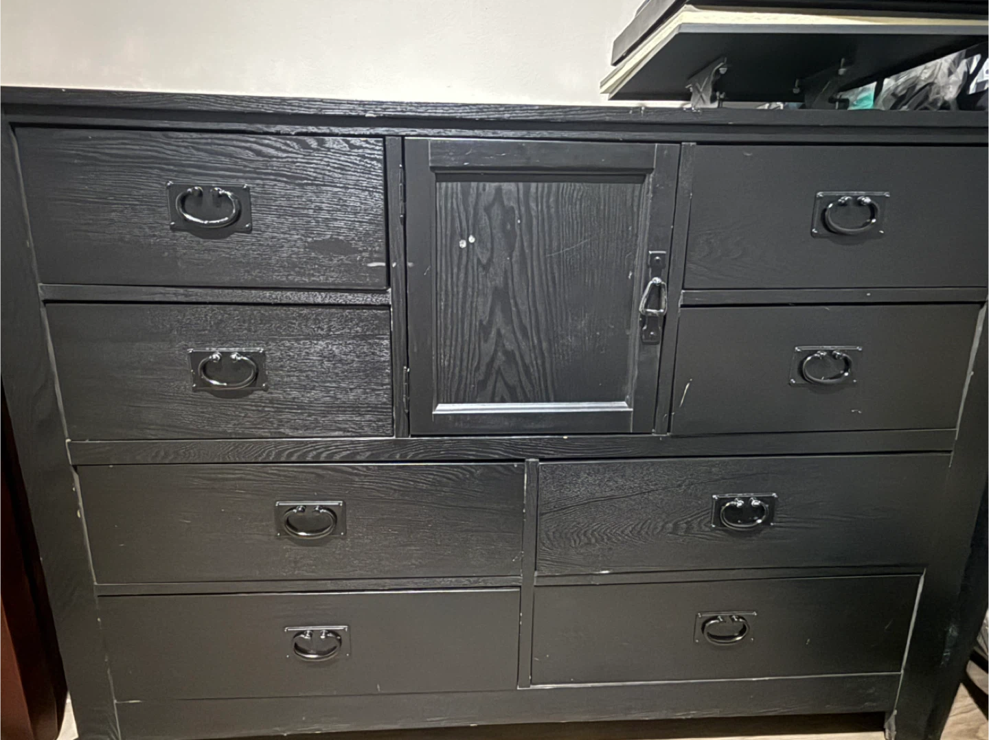 Black Wood Dresser - photo 2