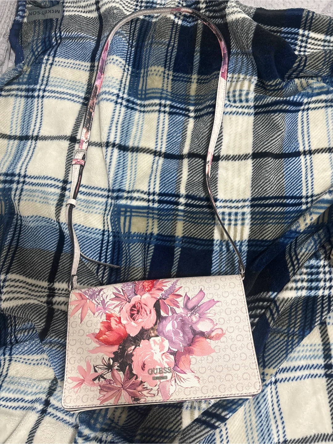 Guess Floral Print Crossbody Bag - photo 2
