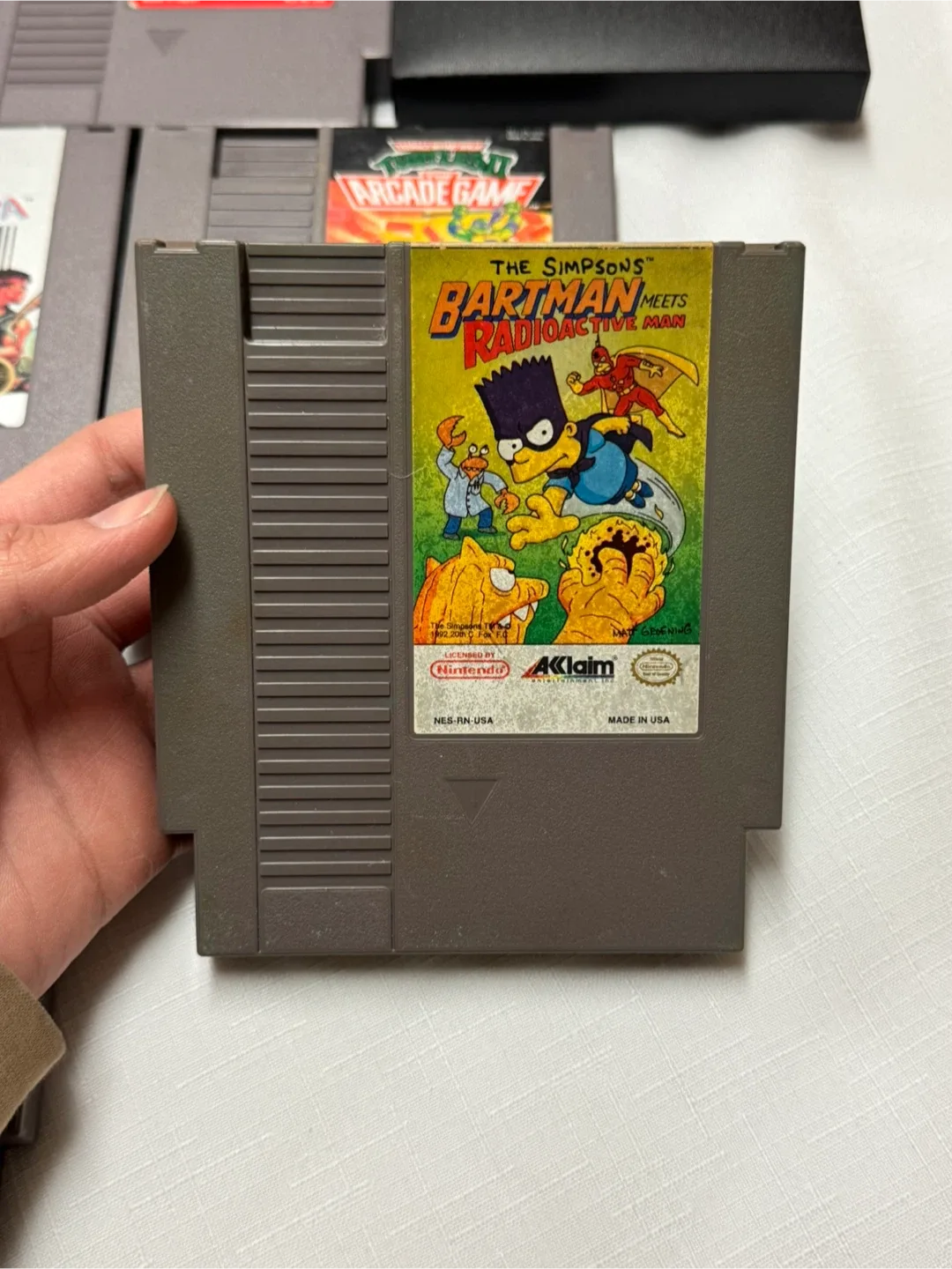 Nintendo NES Game Bundle - Ninja Gaiden, Contra, TMNT image indicator(3)