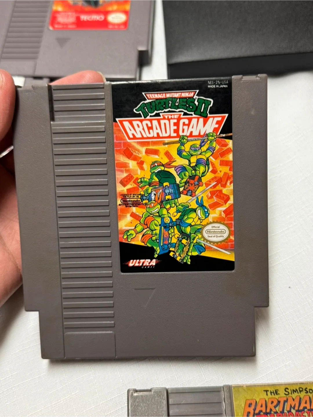 Nintendo NES Game Bundle - Ninja Gaiden, Contra, TMNT image indicator(4)