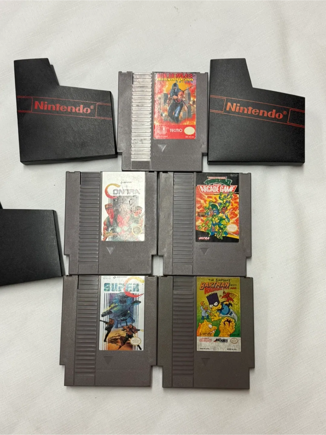 Nintendo NES Game Bundle - Ninja Gaiden, Contra, TMNT