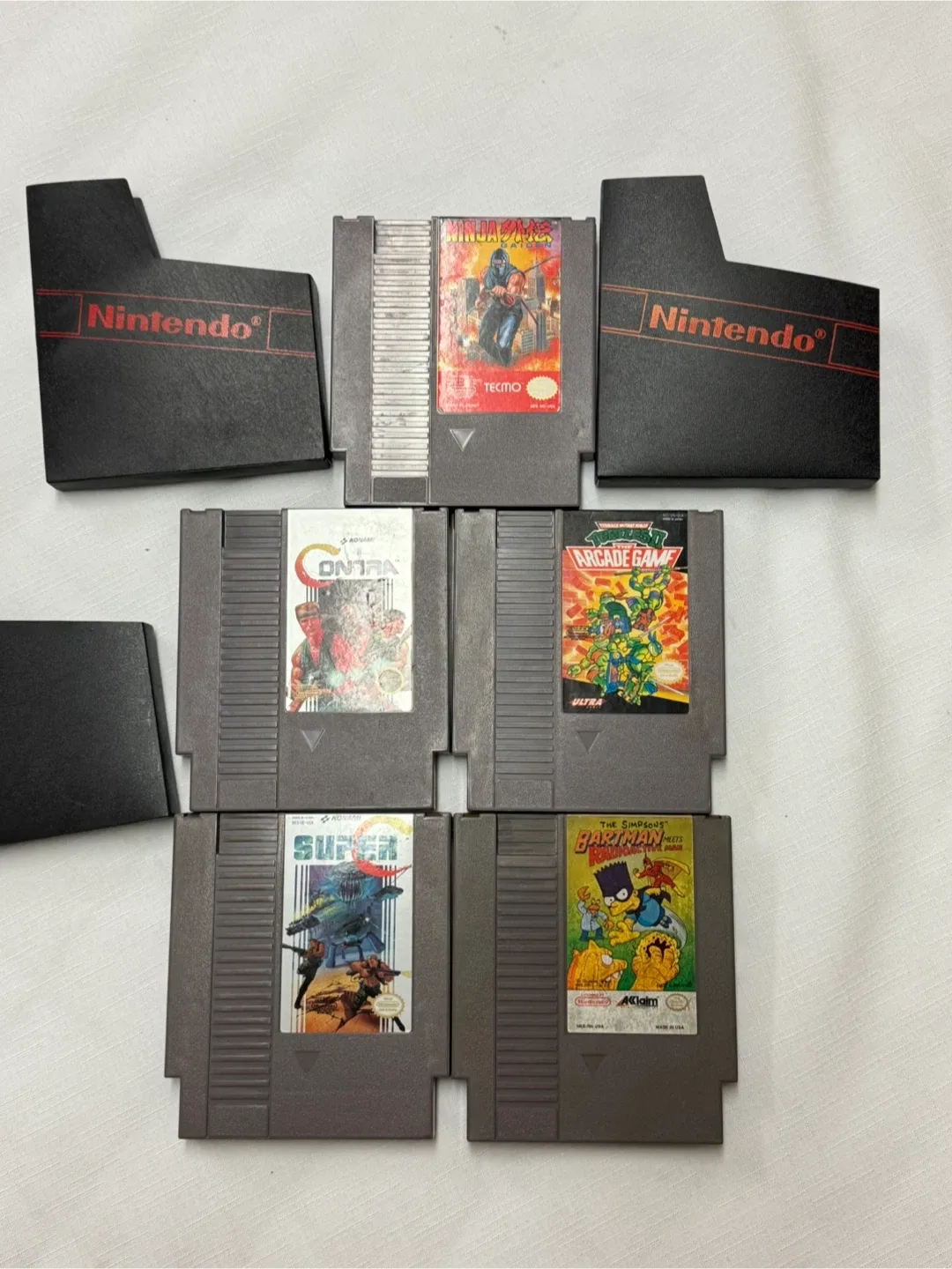 Nintendo NES Game Bundle - Ninja Gaiden, Contra, TMNT image indicator(2)