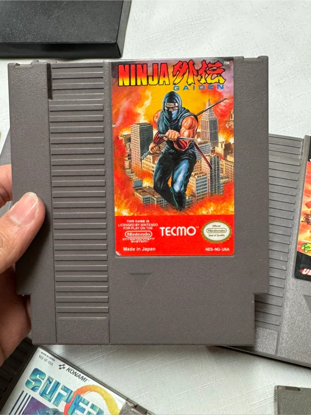Nintendo NES Game Bundle - Ninja Gaiden, Contra, TMNT image indicator(5)