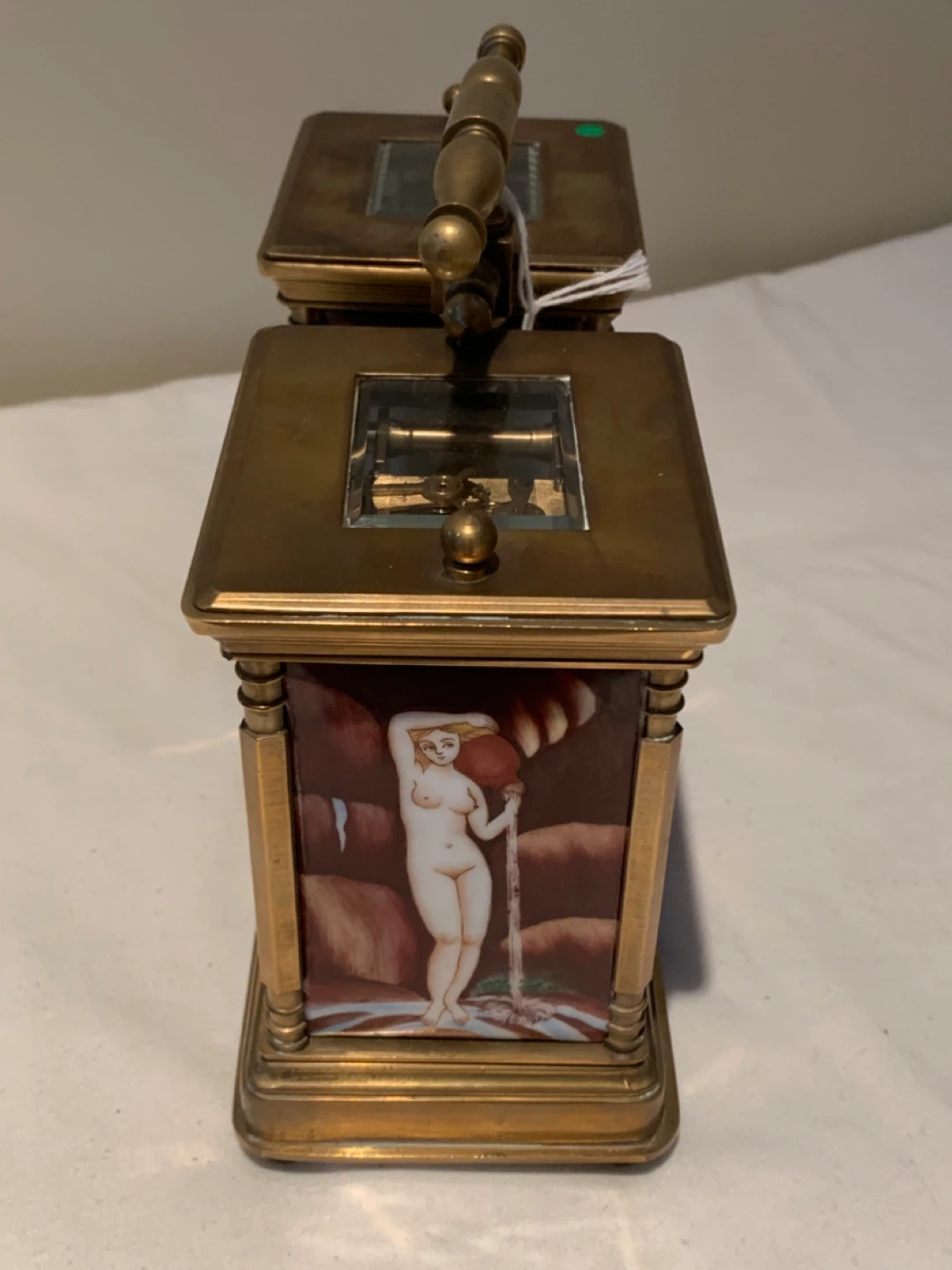 Antique Twin Clock & Barometer - photo 4