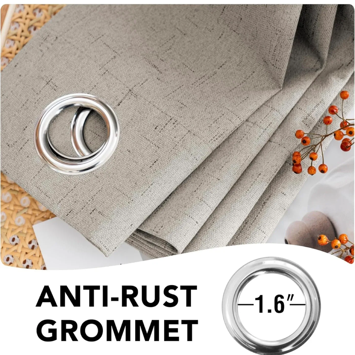 4 curtain panels, brand new unused image indicator(2)