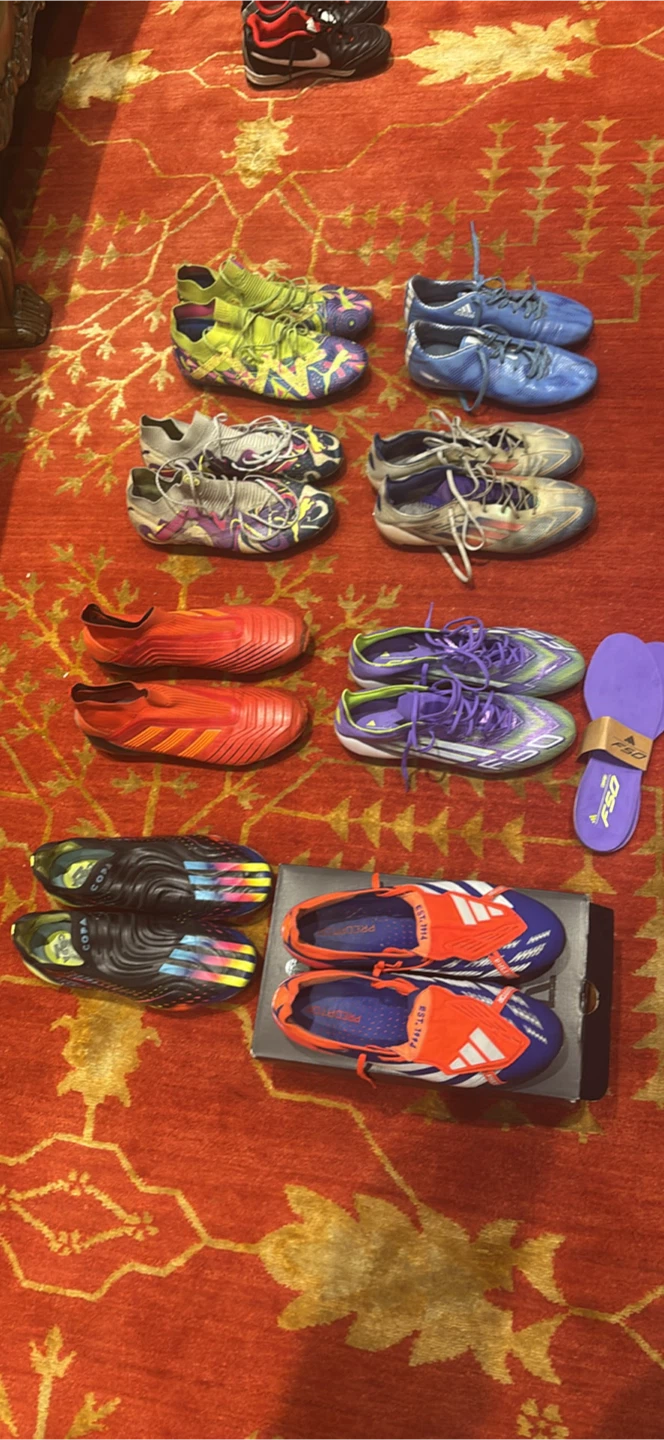 Multiple Soccer Cleats for sale