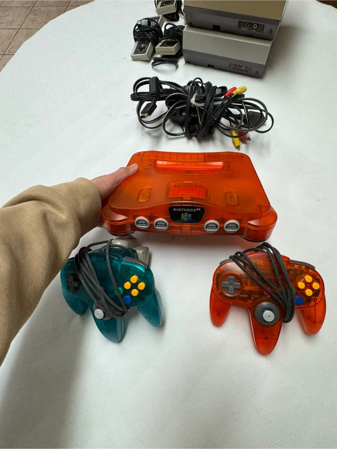 Nintendo 64 Console with 2 Controllers - Orange