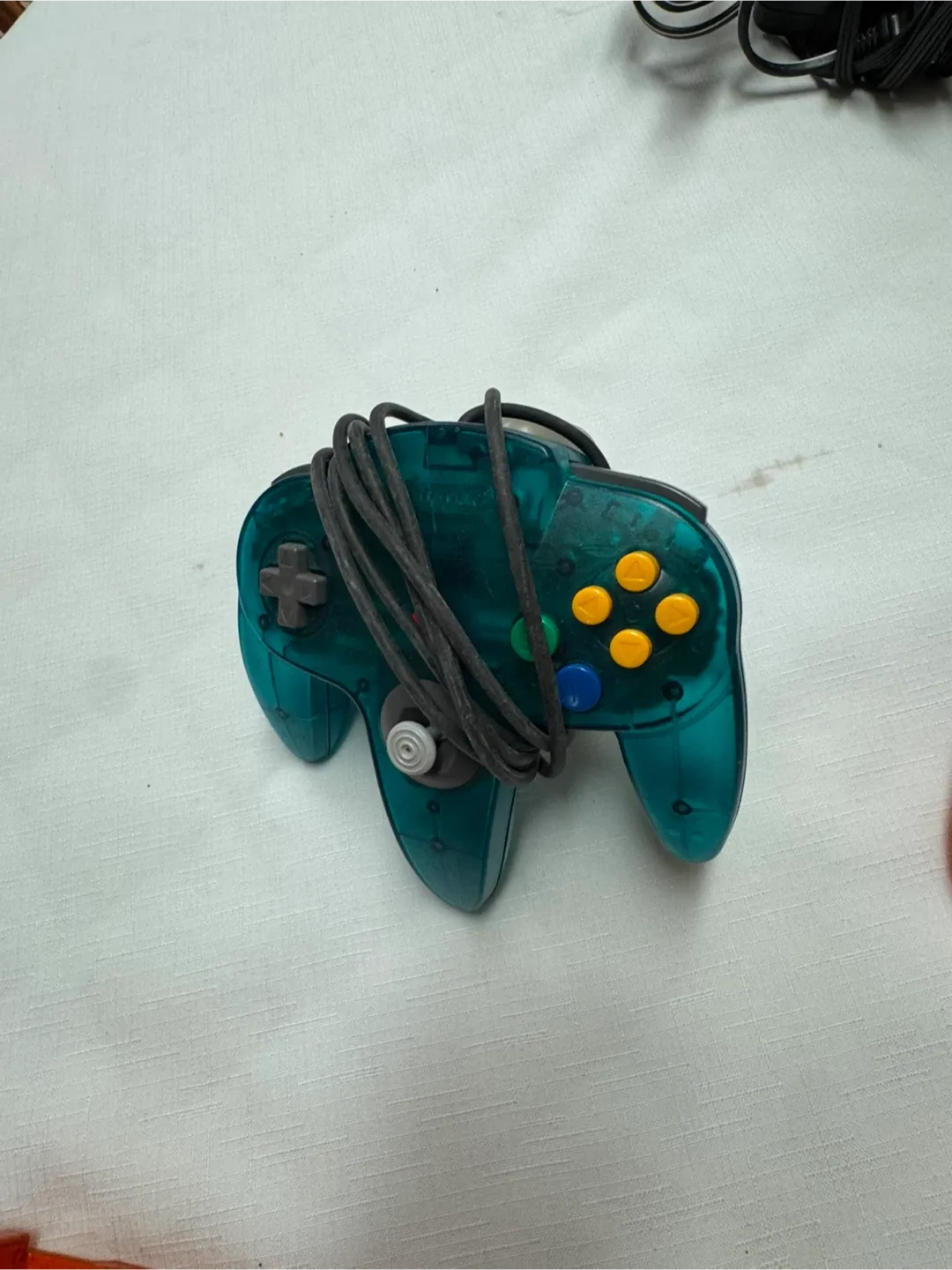 Nintendo 64 Console with 2 Controllers - Orange image indicator(7)