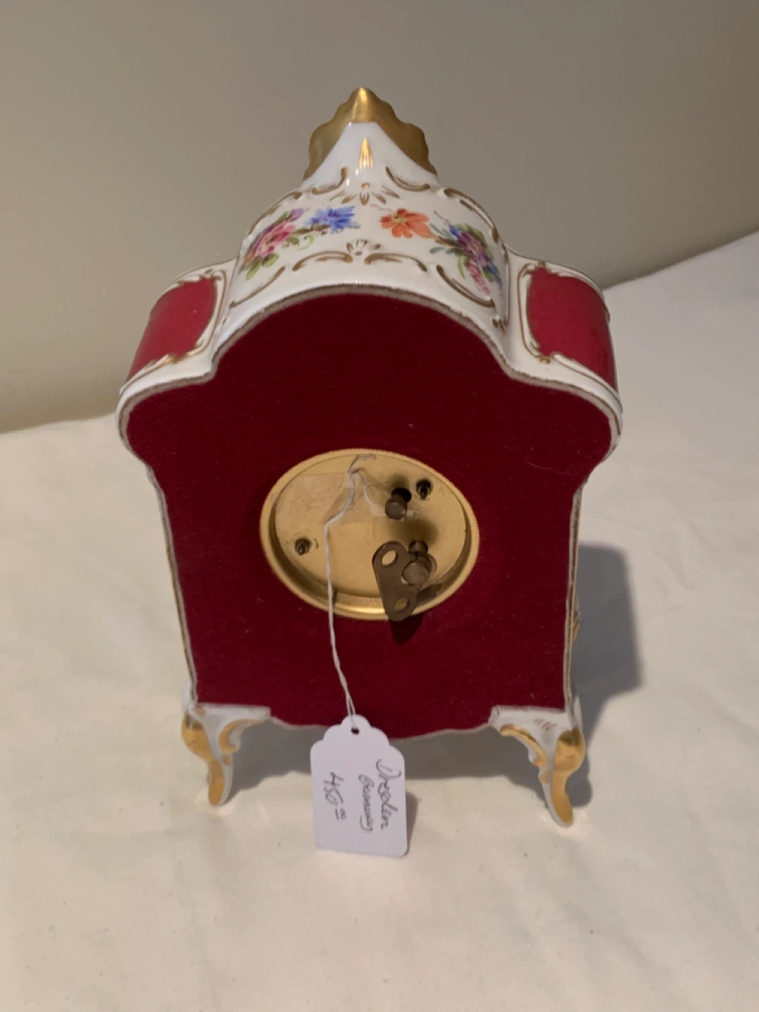 Dresden Germany Neuschwanstein Handgemalt Clock - photo 2