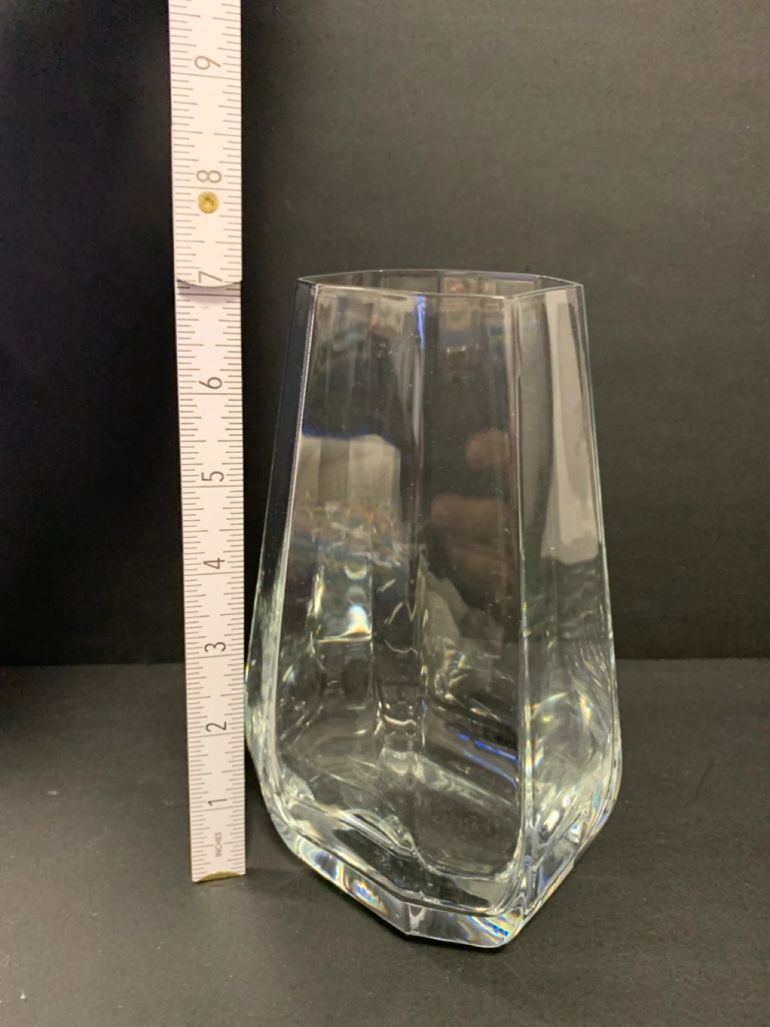 Clear Glass Vase - 6" Tall - photo 4