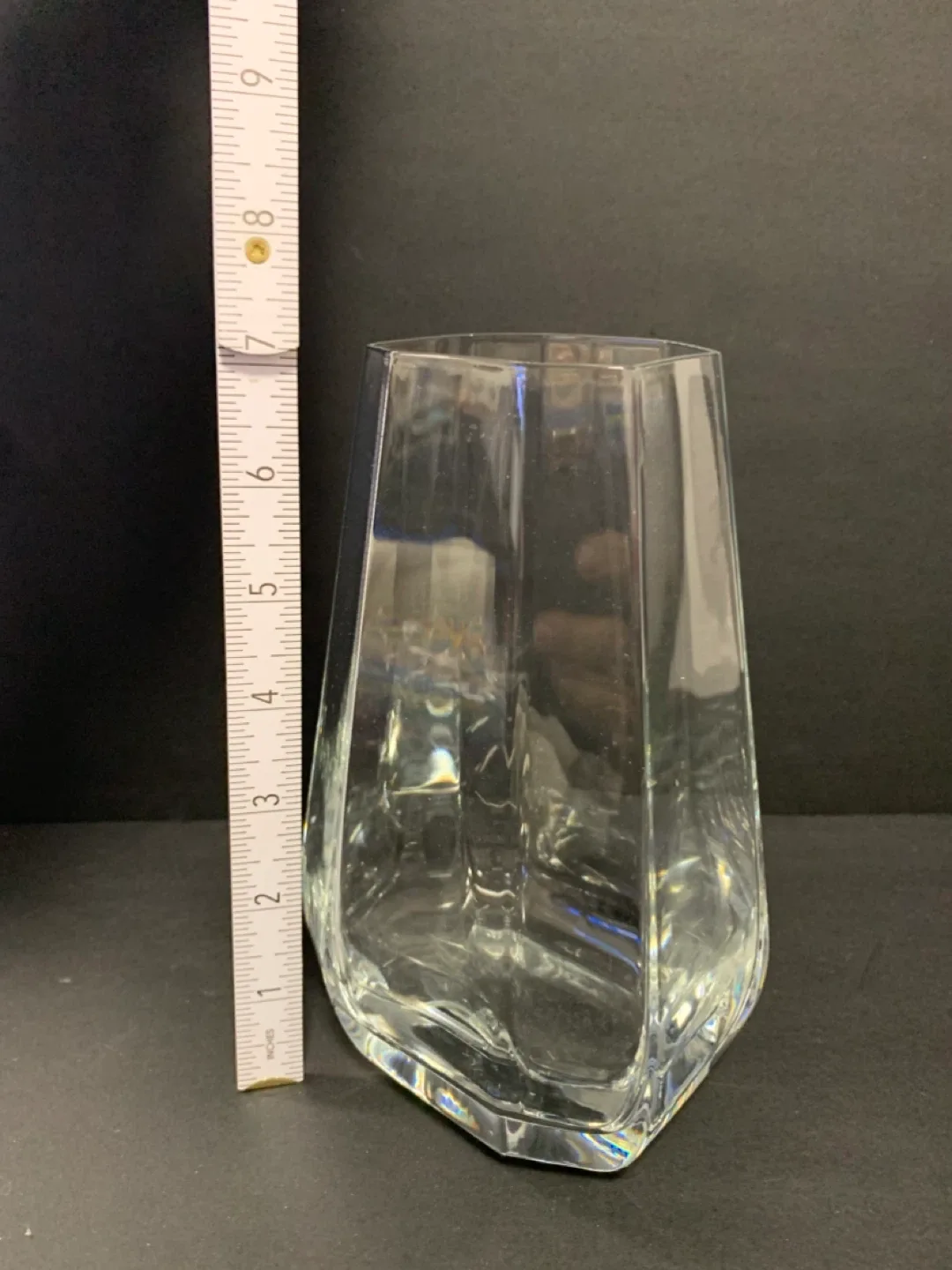 Clear Glass Vase - 6" Tall image indicator(4)