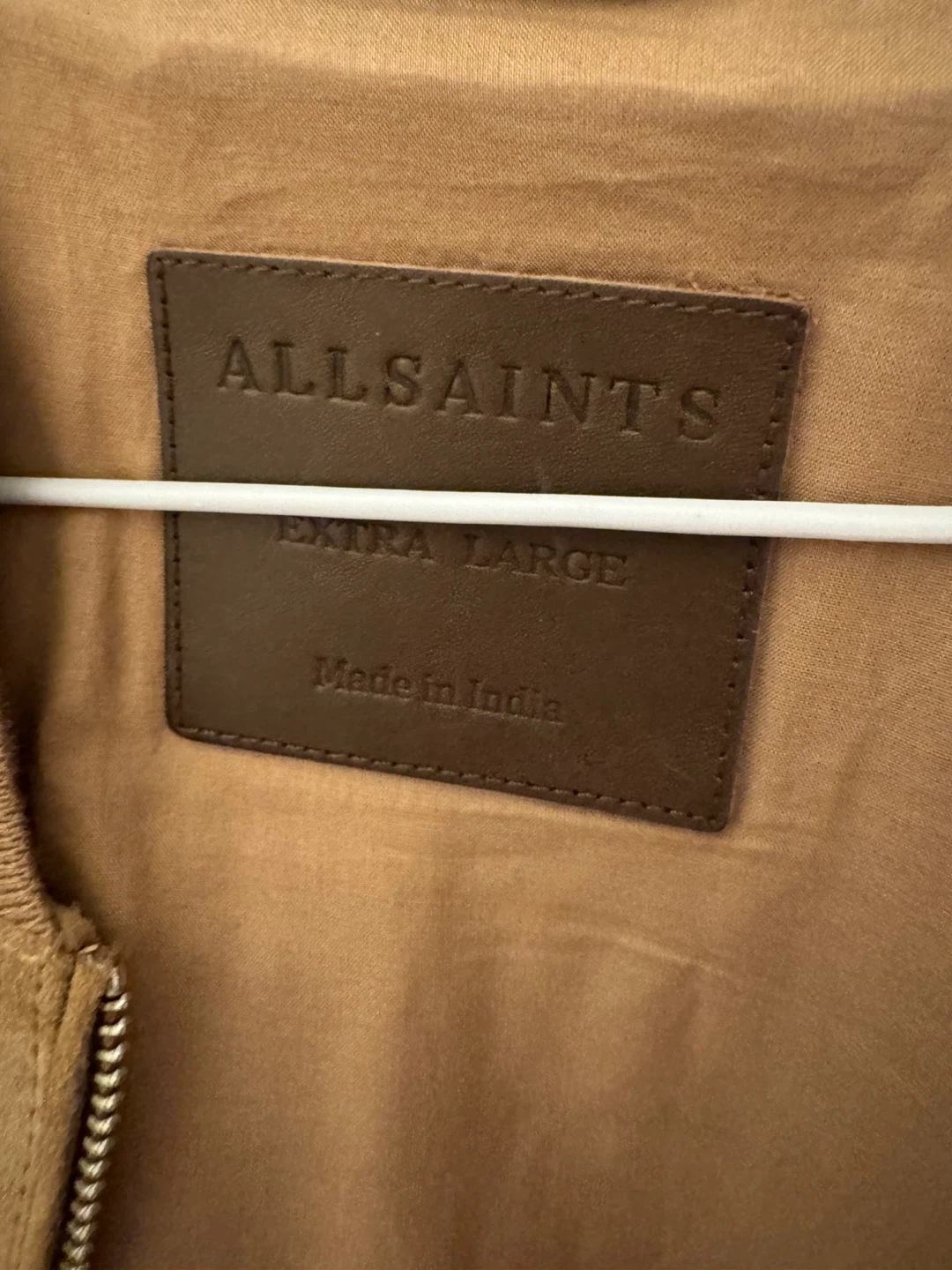 AllSaints Suede Bomber Jacket - Extra Large - photo 3