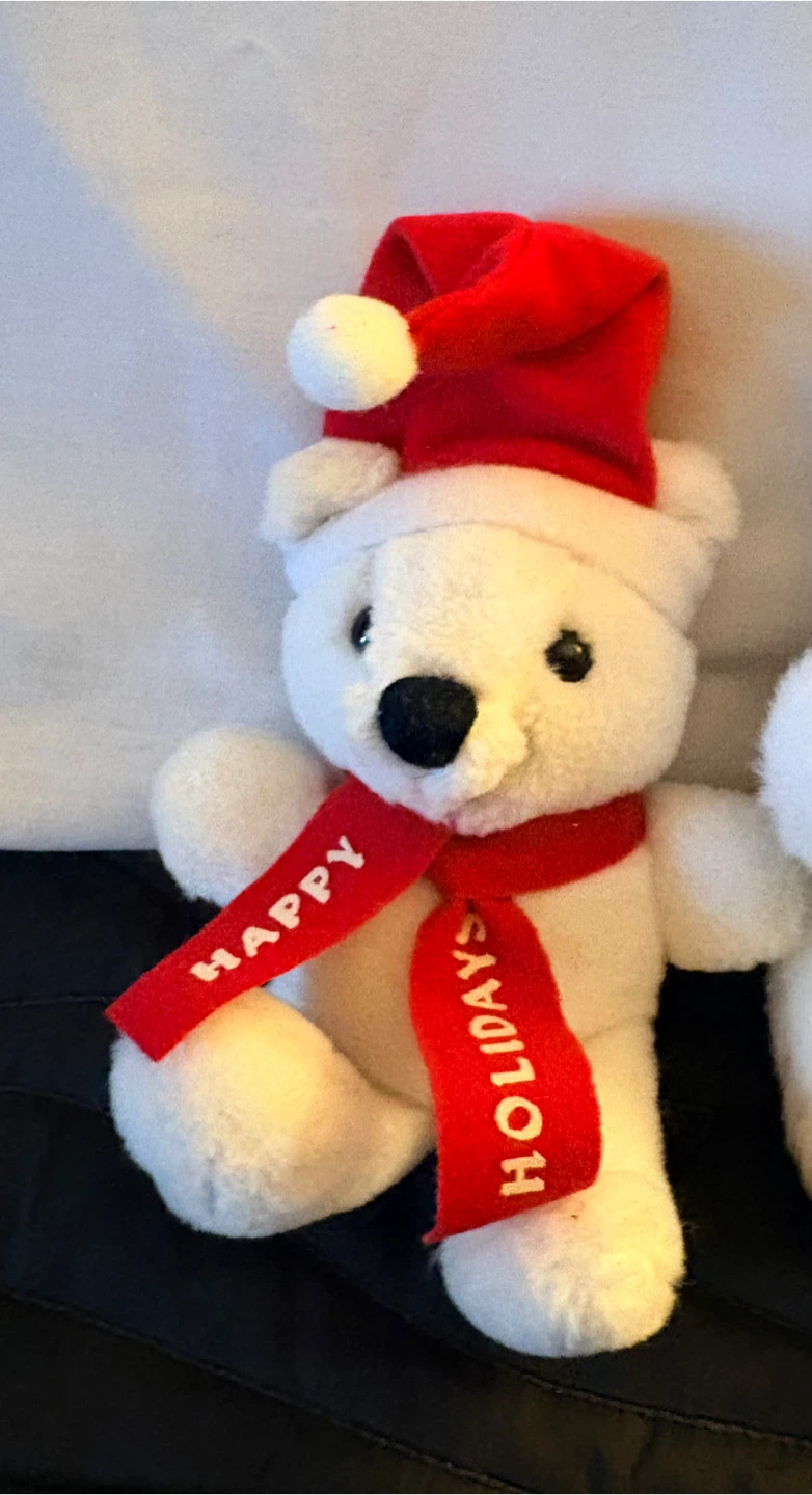 Holiday Polar Bear Plush Set - photo 5