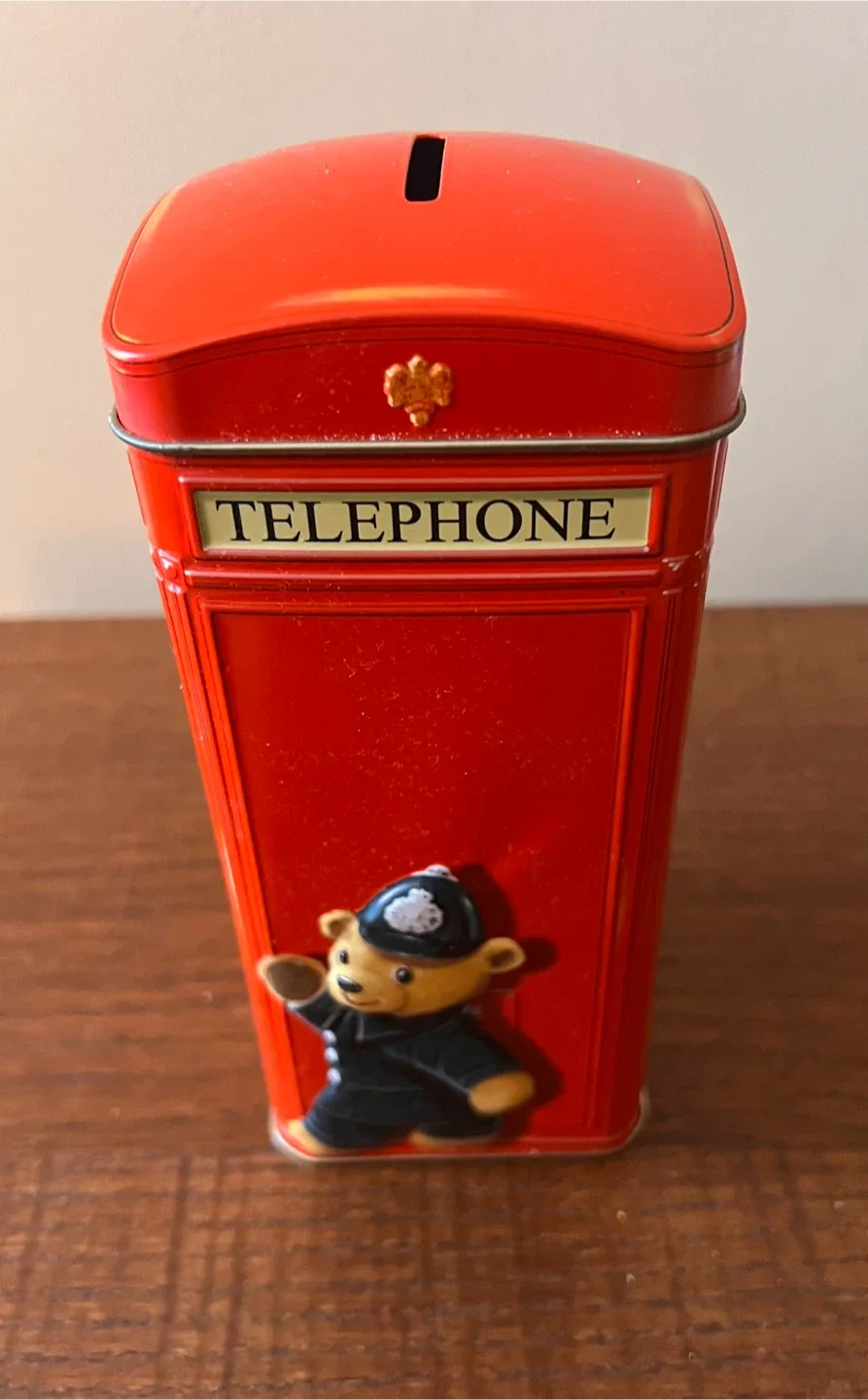 Harrods 2013 Telephone Kiosk Coin Bank Tin image indicator(3)