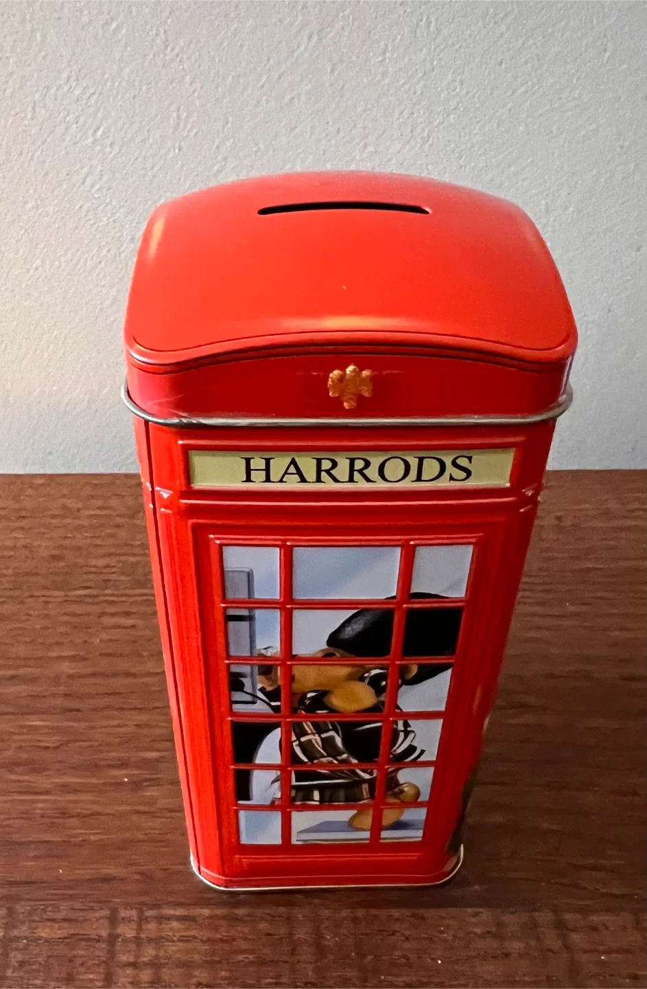 Harrods 2013 Telephone Kiosk Coin Bank Tin image indicator(2)